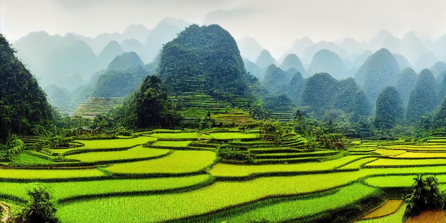 Gli splendidi paesaggi di Hoang Su Phi