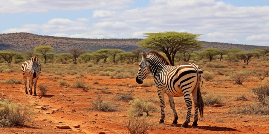 Zebre del Parco Nazionale di Tsavo Est